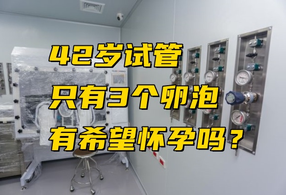 42岁试管只有3个卵泡有希望怀孕吗？