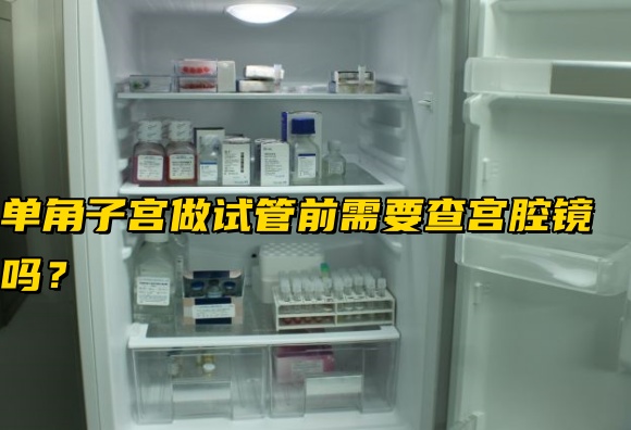 单角子宫做试管前需要查宫腔镜吗？